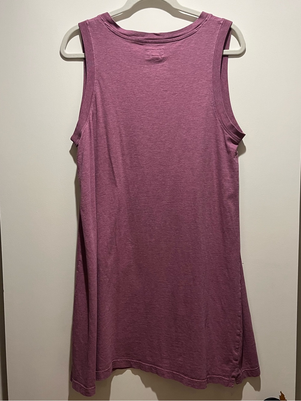 Pact Women's V-Neck Dress in Mauve - Picture 2 of 3